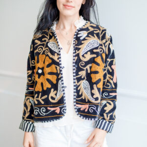 AMELIA TERCIOPELO CROP JACKET