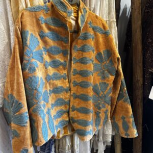 Chaqueta bordada🧡🩵